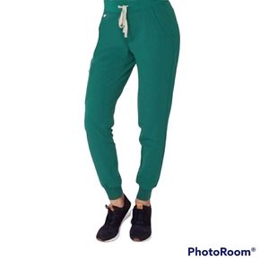 FIGS Technical Jogger Pant Scrubs Green Womens XS X-Small